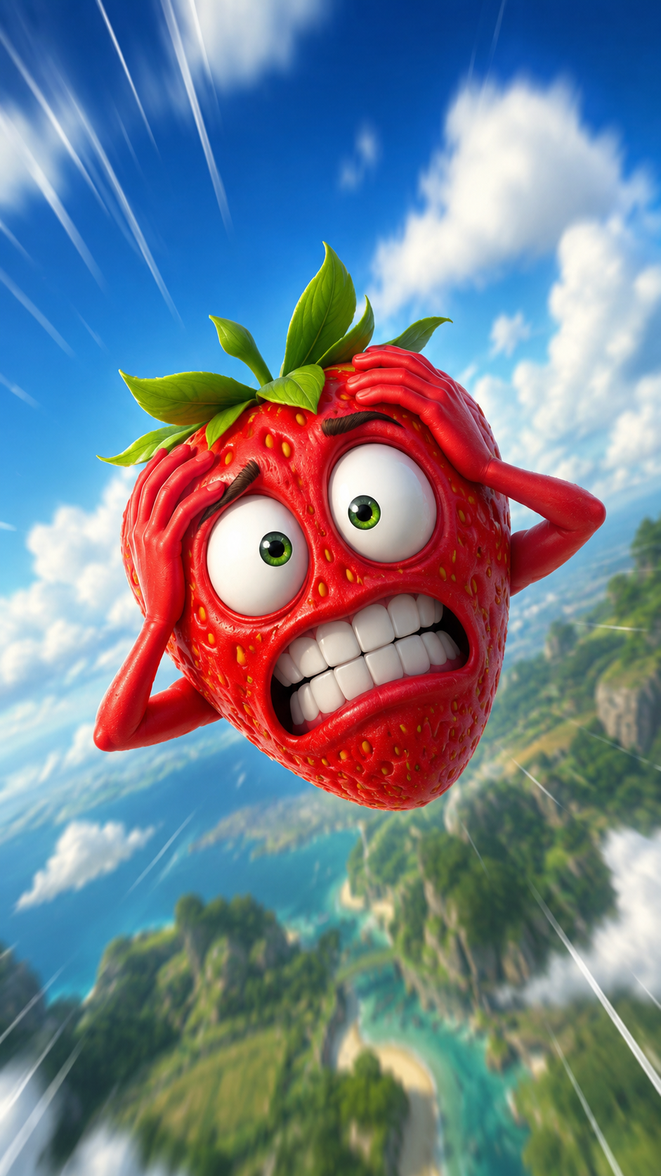 Cartoon fraise virale AvatarAds